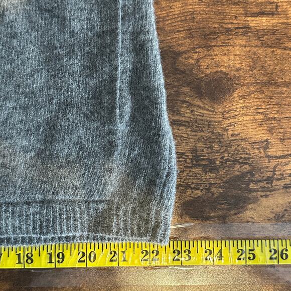 Toad Co 100 Lambswool Cardigan Sweater Large Gray Sustainable Minimalist EUC - Picture 6 of 9